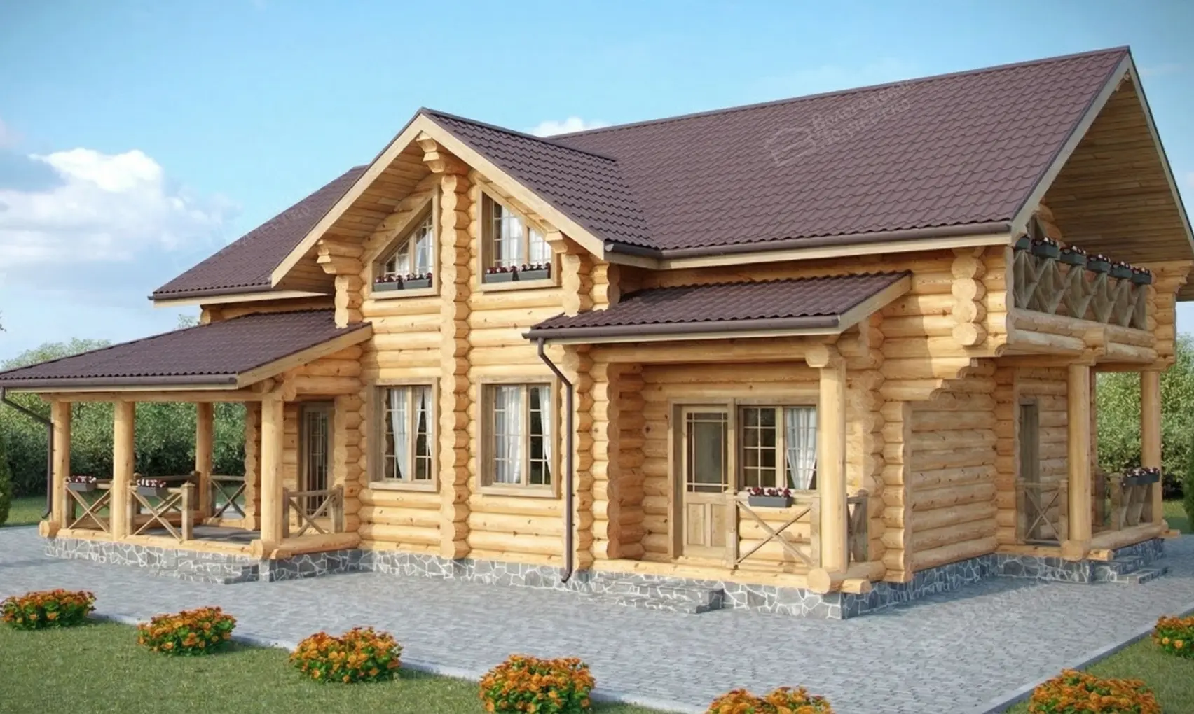 светлый орех