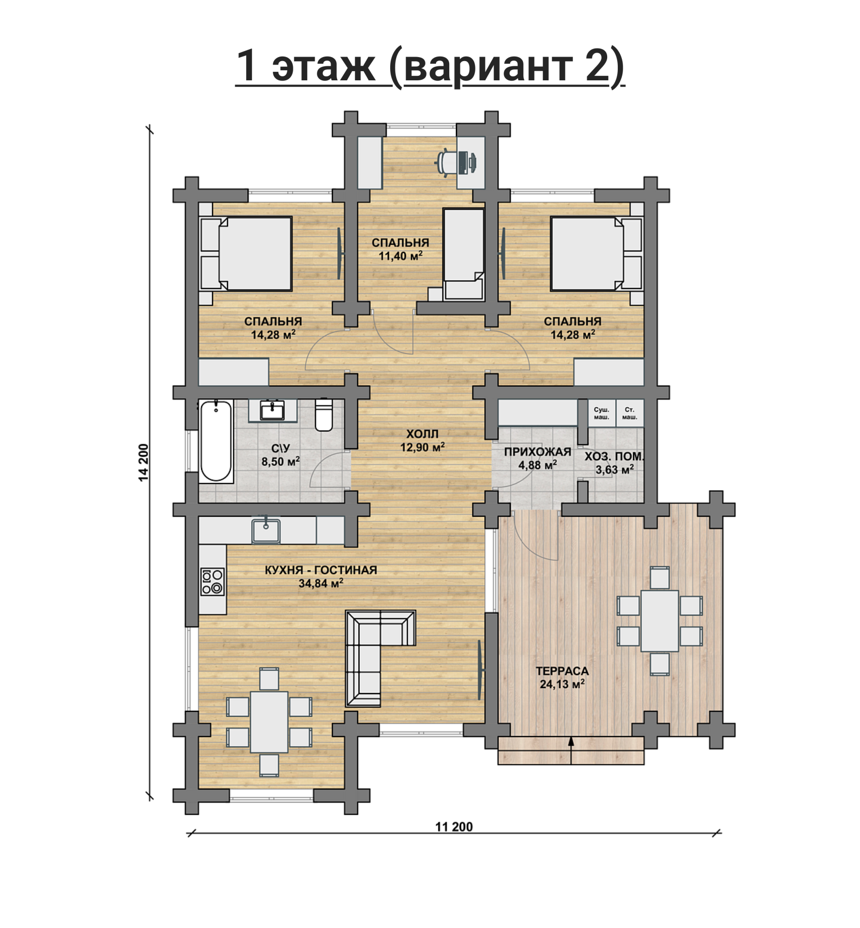 Этаж 1