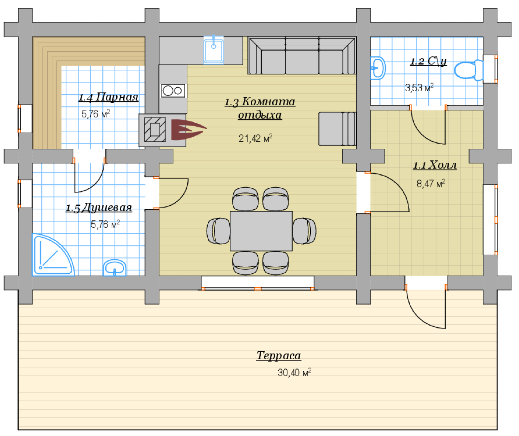 Этаж 1