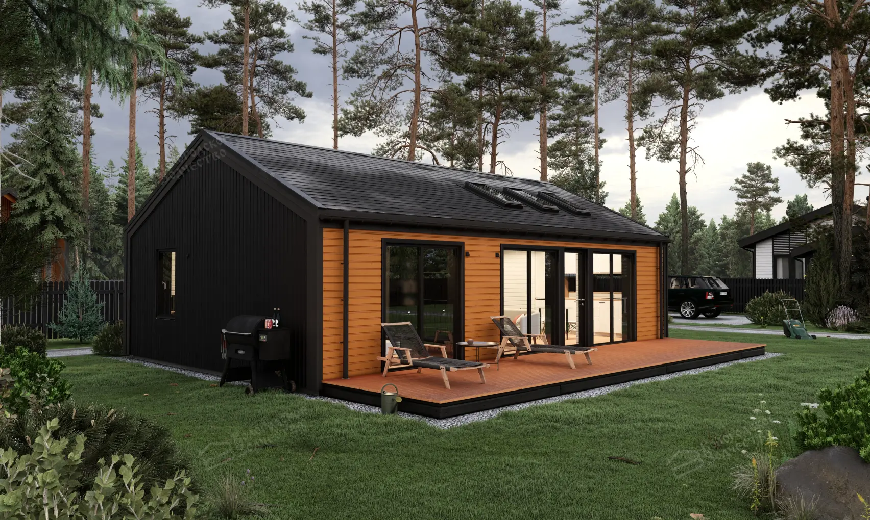 Каркасный дом VZ-808